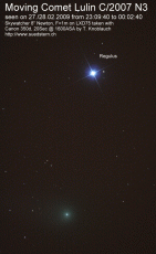 2009-02-27 - moving Comet Lulin (C/2007 N3)