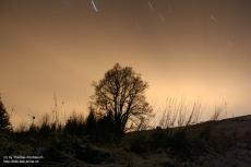 Star-trails in a winter's night