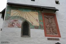 Sundial inside Fort Hohensalzburg, Austria